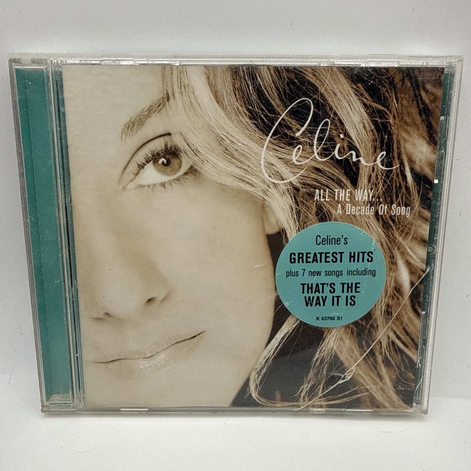 All The Way...A Decade of Song by Céline Dion (CD, Nov-1999) Epic