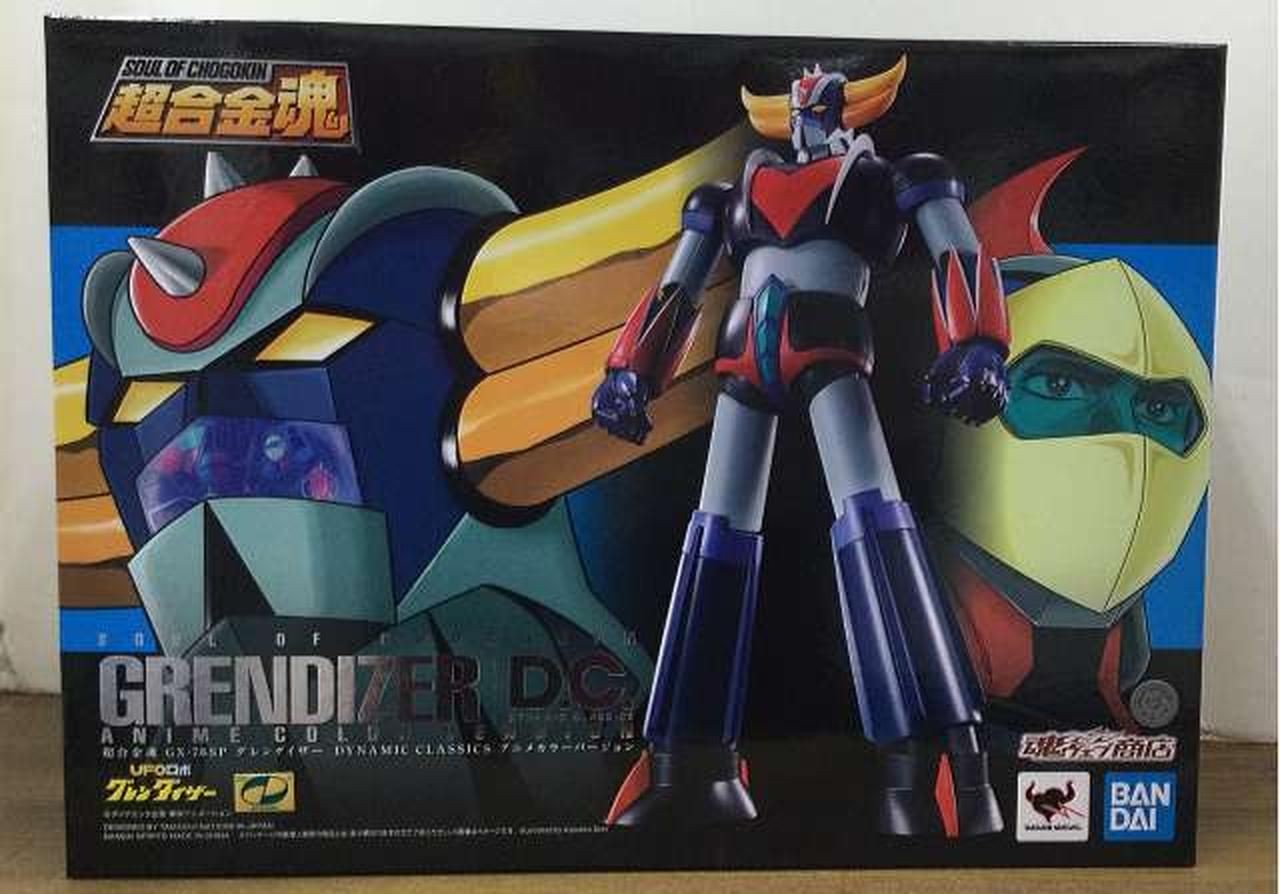 BANDAI Soul of Chogokin Glendizer & Spazer Set Gx-76sp Gx-76x3 Used