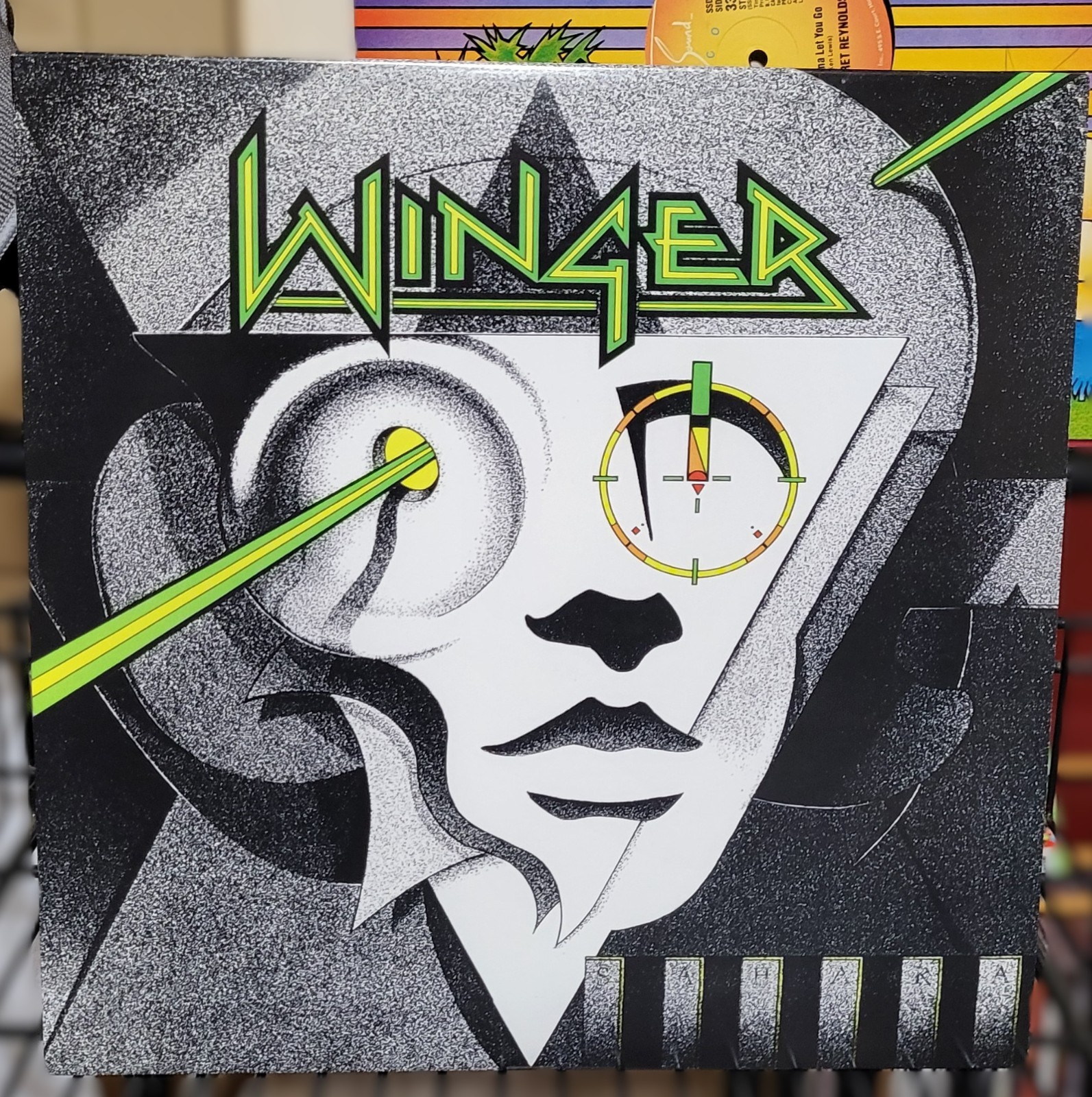 WINGER - Winger Self-Titled LP Gold Vinyl Reissue Friday Music Exclusive EX/EX