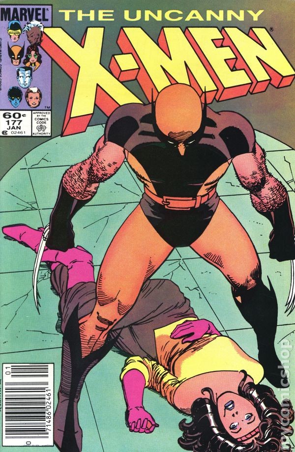 Uncanny X-Men #177N FN 6.0 1984 Immagine Stock