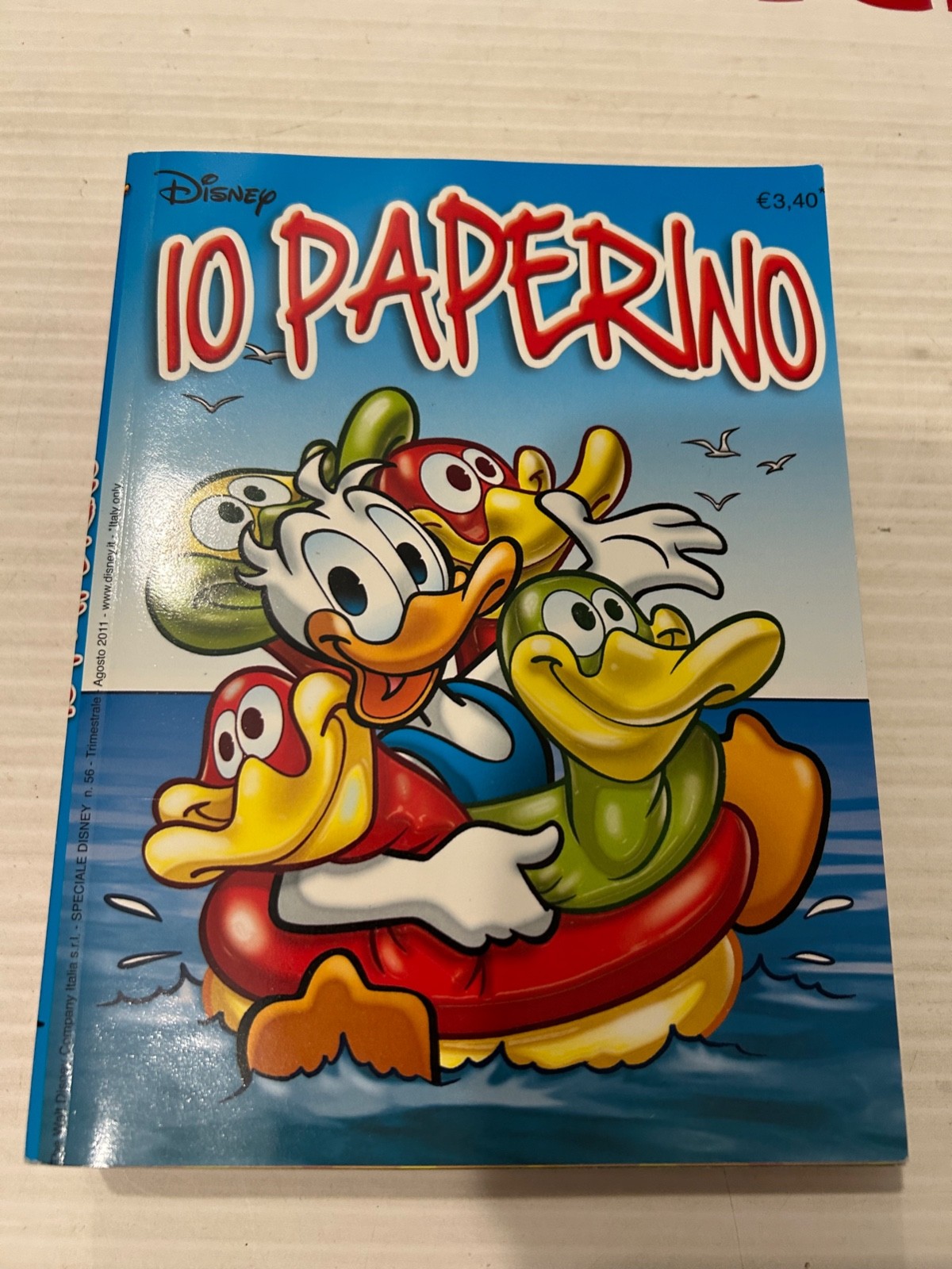 DISNEY  IO PAPERINO   AGO. 2011   EDICOLA/MAGAZZINO  E3
