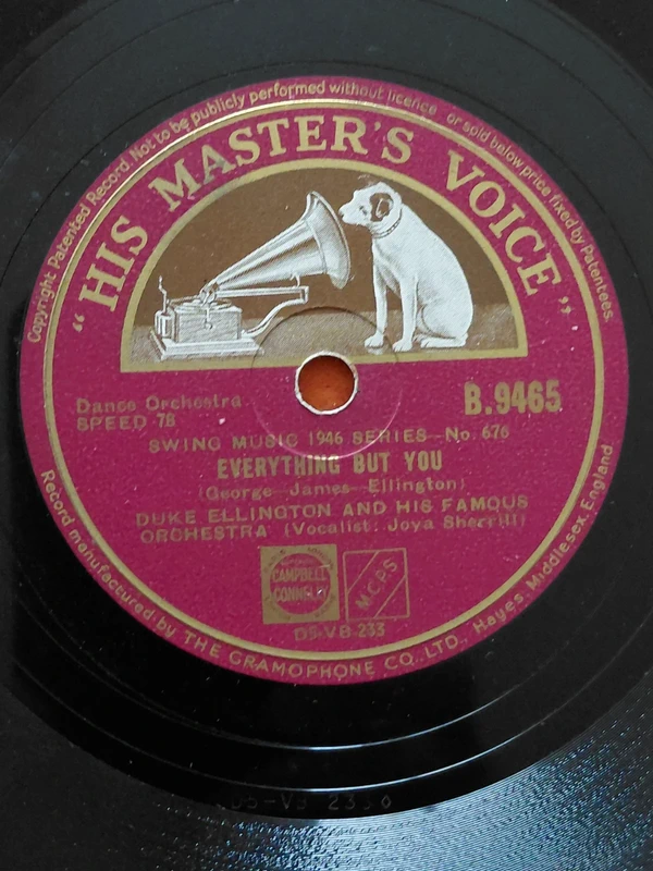 78 RPM - Duke Ellington - Kissing Bug - Everything But You