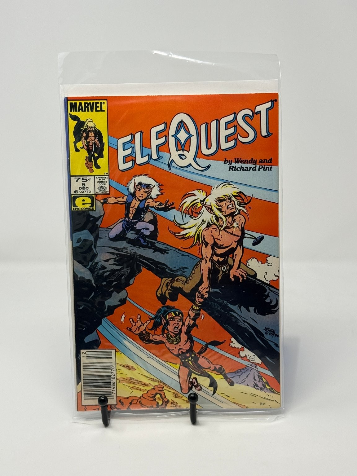 ElfQuest #5 Wendy & Richard Pini Marvel Epic Comics dicembre 1986 fumetto fantasy
