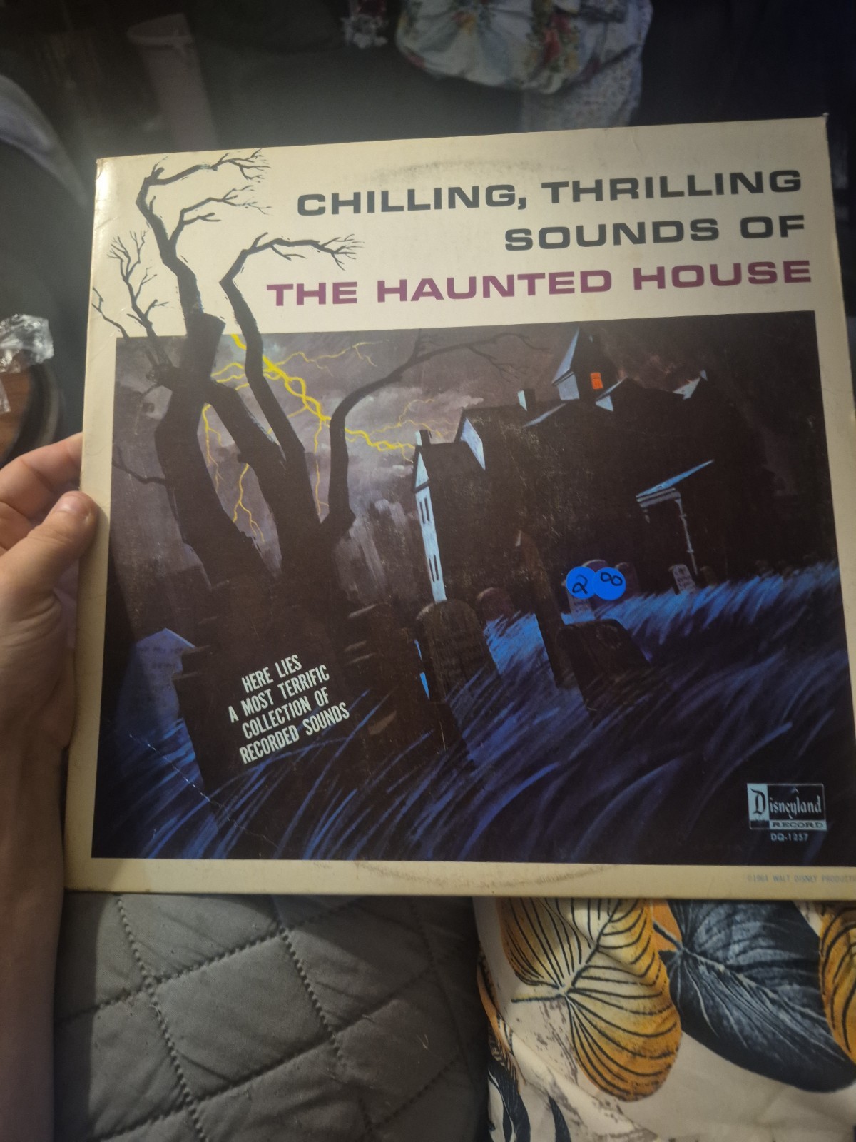 Chilling Thrilling Sounds of The Haunted House Vintage Vinyl LP Disneyland 1964