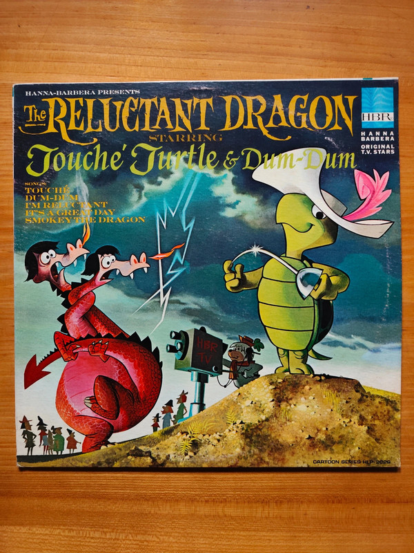 Raro LP Album / Bill Thompson and Daws Butler – The Reluctant Dragon / Children's, Hanna-Barbera