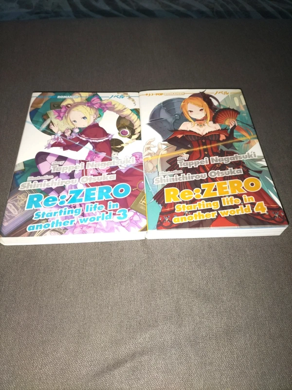 Volumi 3 e 4 romanzo re zero