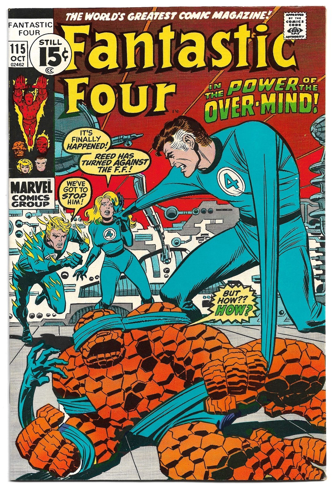 🔥🔥   Fantastic Four #115  **  1971  **   VF+  🔥🔥