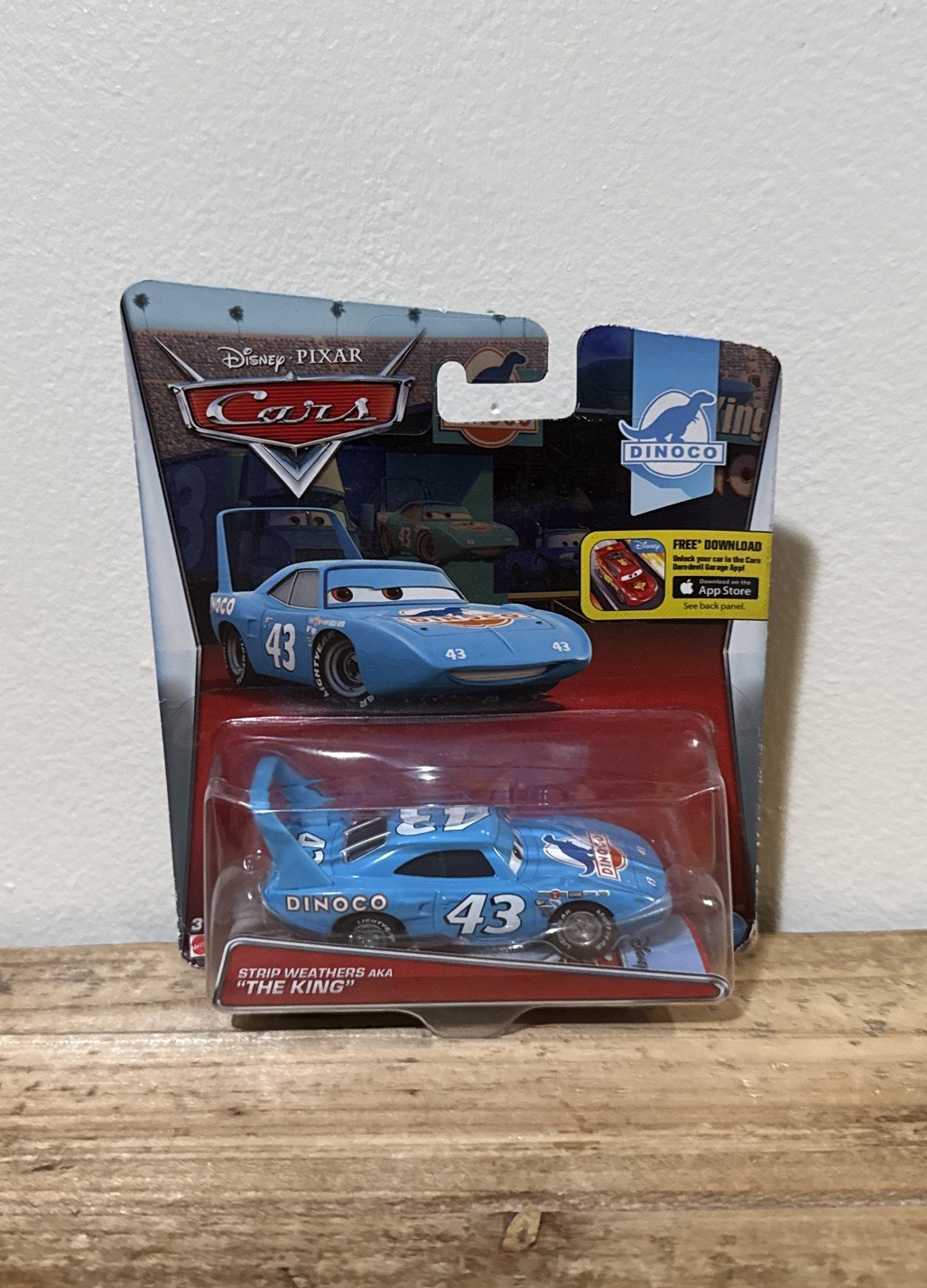 Mattel Disney Pixar Cars Strip Weathers AKA The King Dinoco