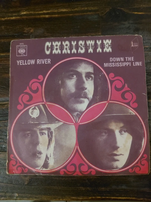 christie yellow river vinyl 45 tours 1970 french pressing cbs 4911 pop rock