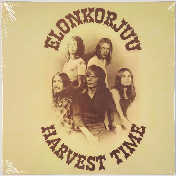 ELONKORJUU Harvest Time LP 1972 Finland hard driving killer hard rock reissue