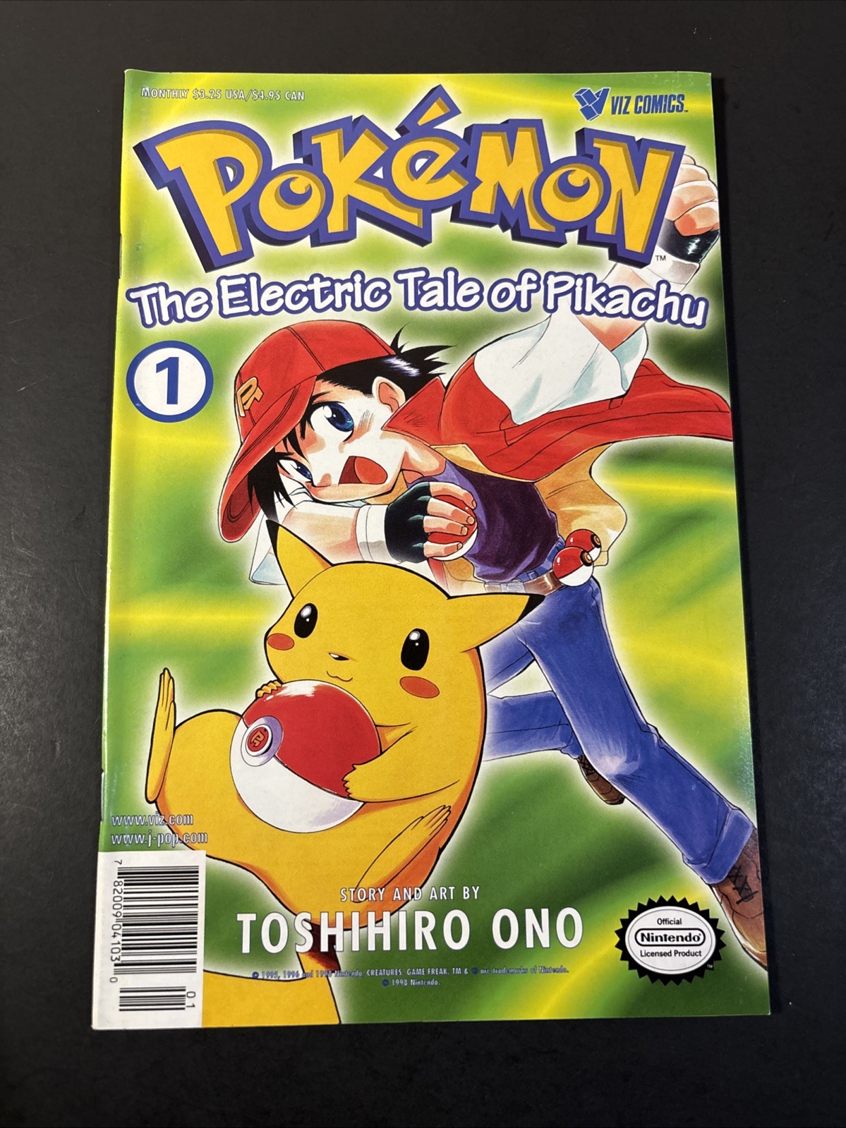 Pokemon Il racconto elettrico di Pikachu #1 Pikachu VIZ fumetti inglese Toshihiro Ono