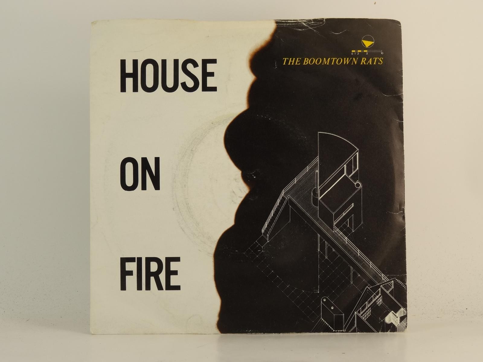 THE BOOMTOWN RATS HOUSE ON FIRE (3) (78) 2 Track 7" Single plus Picture Sleeve M