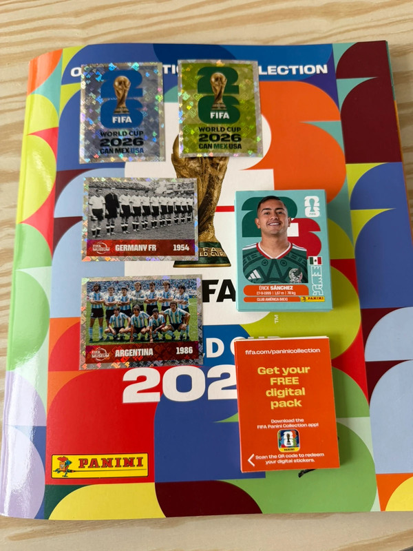 70 unieke Panini WK 2026 Stickers
