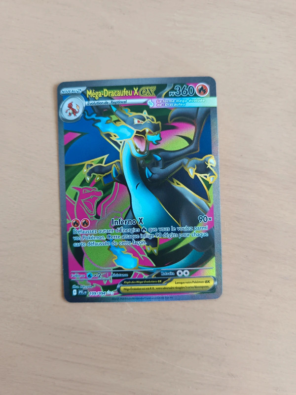 Mega Dracaufeu ex full art 109 me02