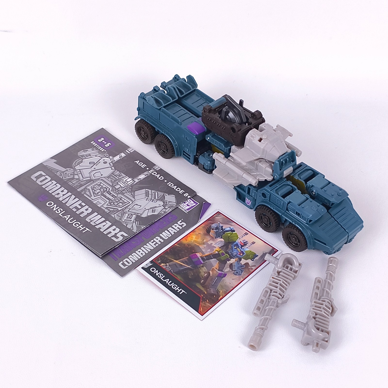 Transformers Onslaught Completo Combiner Wars Classe Voyager + Istruzioni