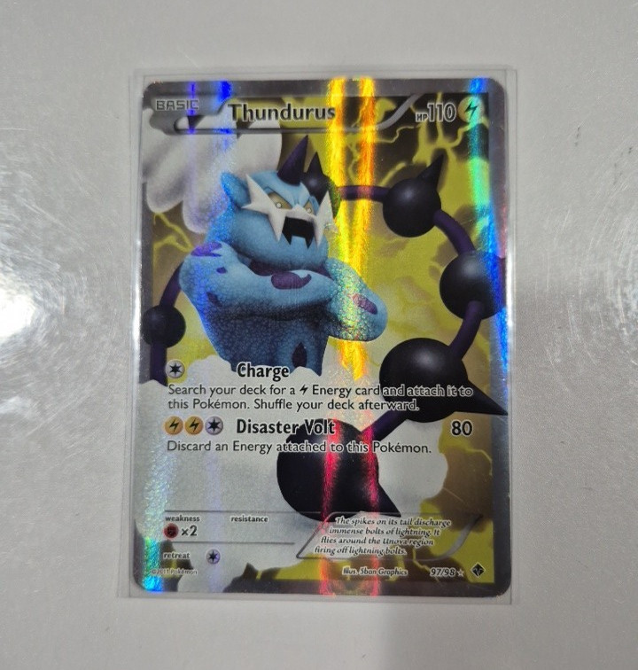 Thundurus 97/98 Emerging Powers Full Art Holo Ultra Rara 110 HP Inglese