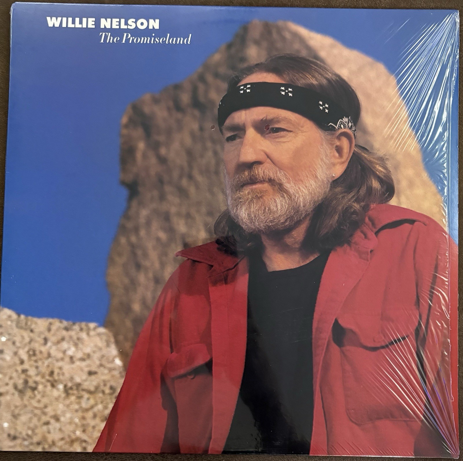 Willie Nelson "The Promiseland" 1986 Vinyl Record Near Mint- Condition!