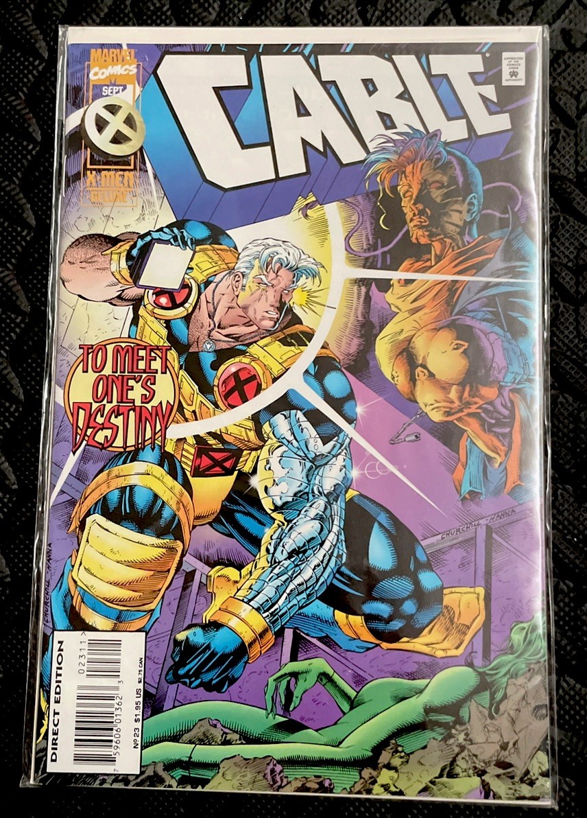 Cable #23 (1995 Marvel Comics) To Meet Ones Destiny Edizione Diretta X-Men Deluxe 