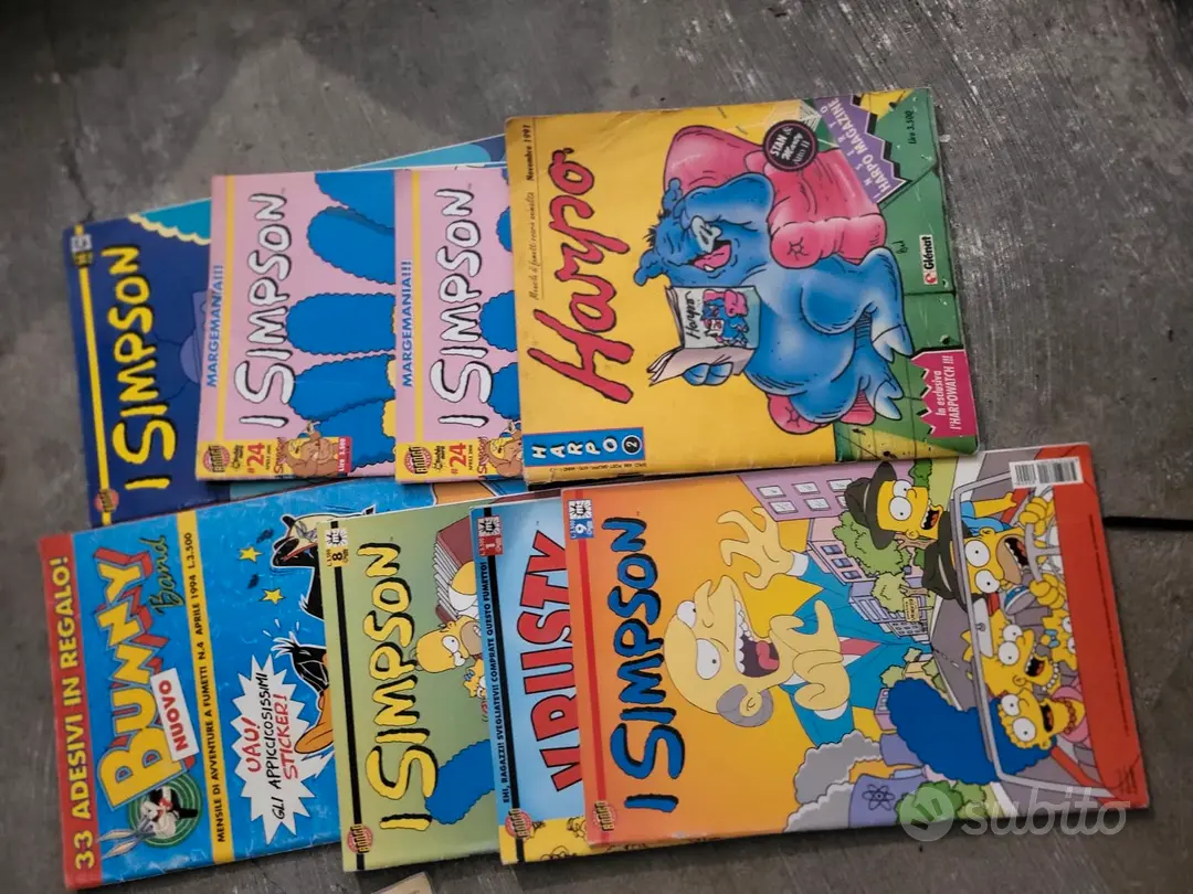 FUMETTI ANNI 90 (SIMPSON, kRUSTY, HARPO, ECC