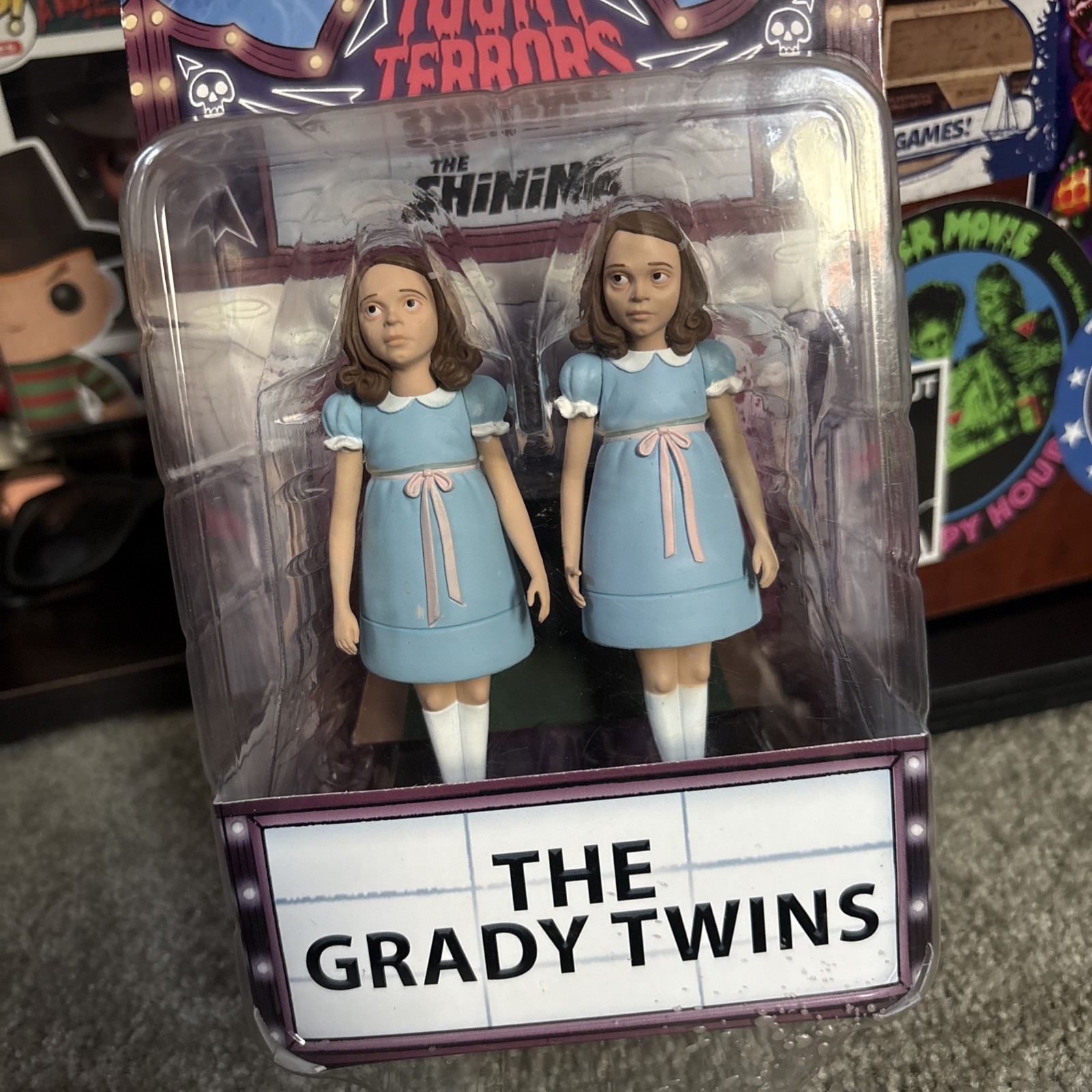 Action figure The Grady Twins, The Shining, NECA Toony Terrors Grady Twins, nuovo
