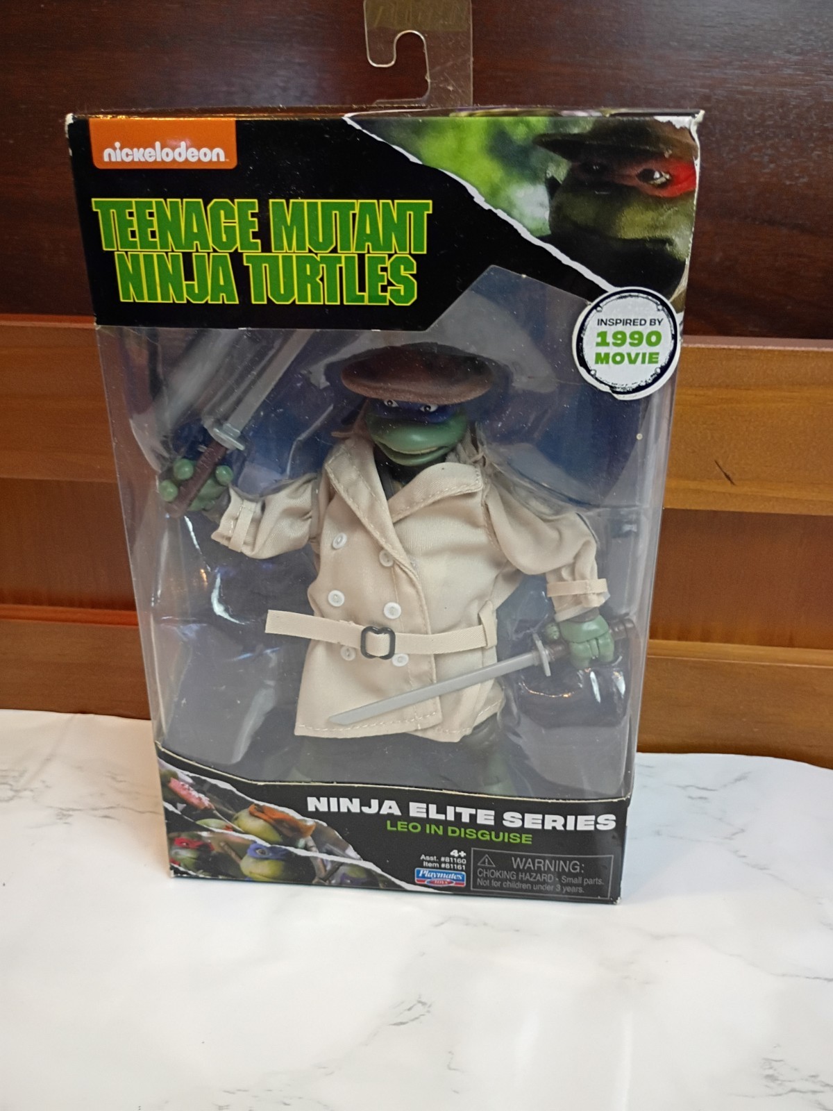 New In Box TMNT Ninja Elite Series Leo In Disguise 6" Figure Nickelodeon 