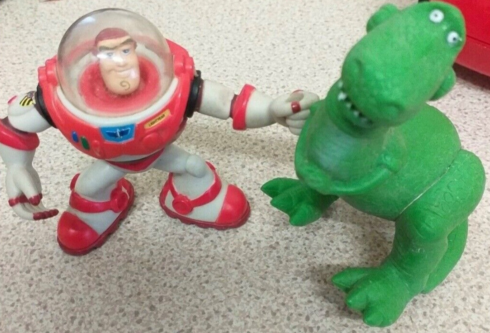 Disney Toy Story Buzz Lightyear & TRex Dinosaur Figures - Ideal Cake Toppers!!