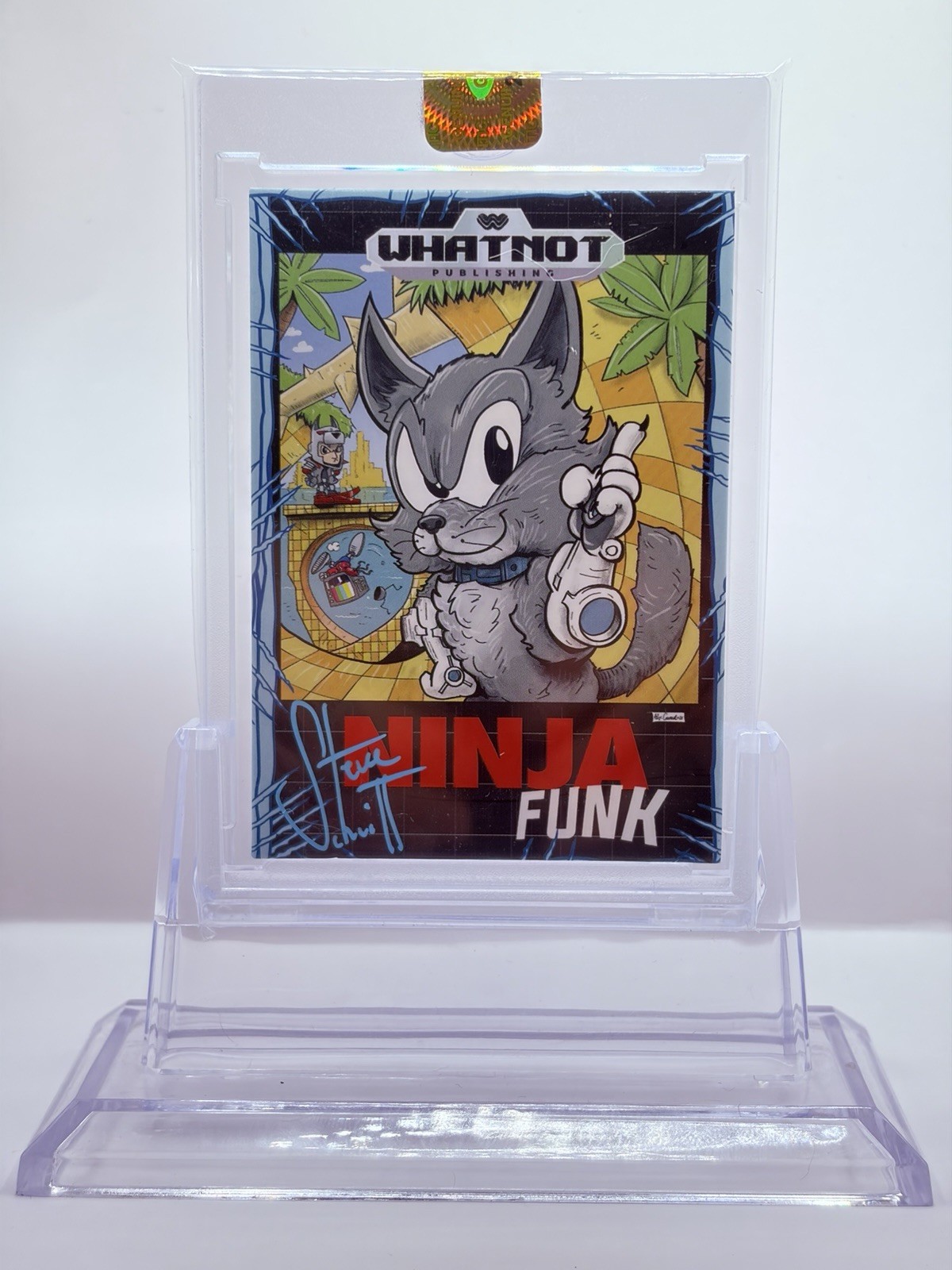 Carta Ninja Funk The Covers 2022 firmata da Steve Schuitt cosa non esclusiva auto