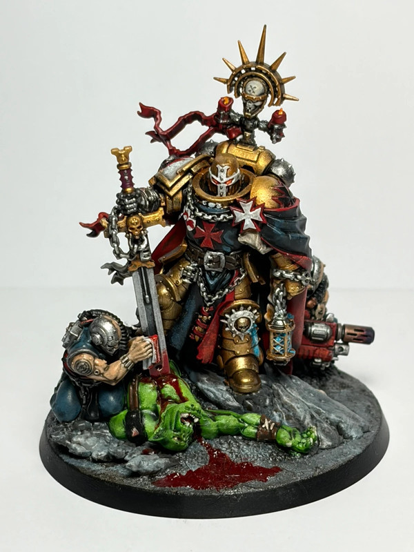 Gran Mariscal Helbrecht pintado a mano | Black Templars | Warhammer 40K