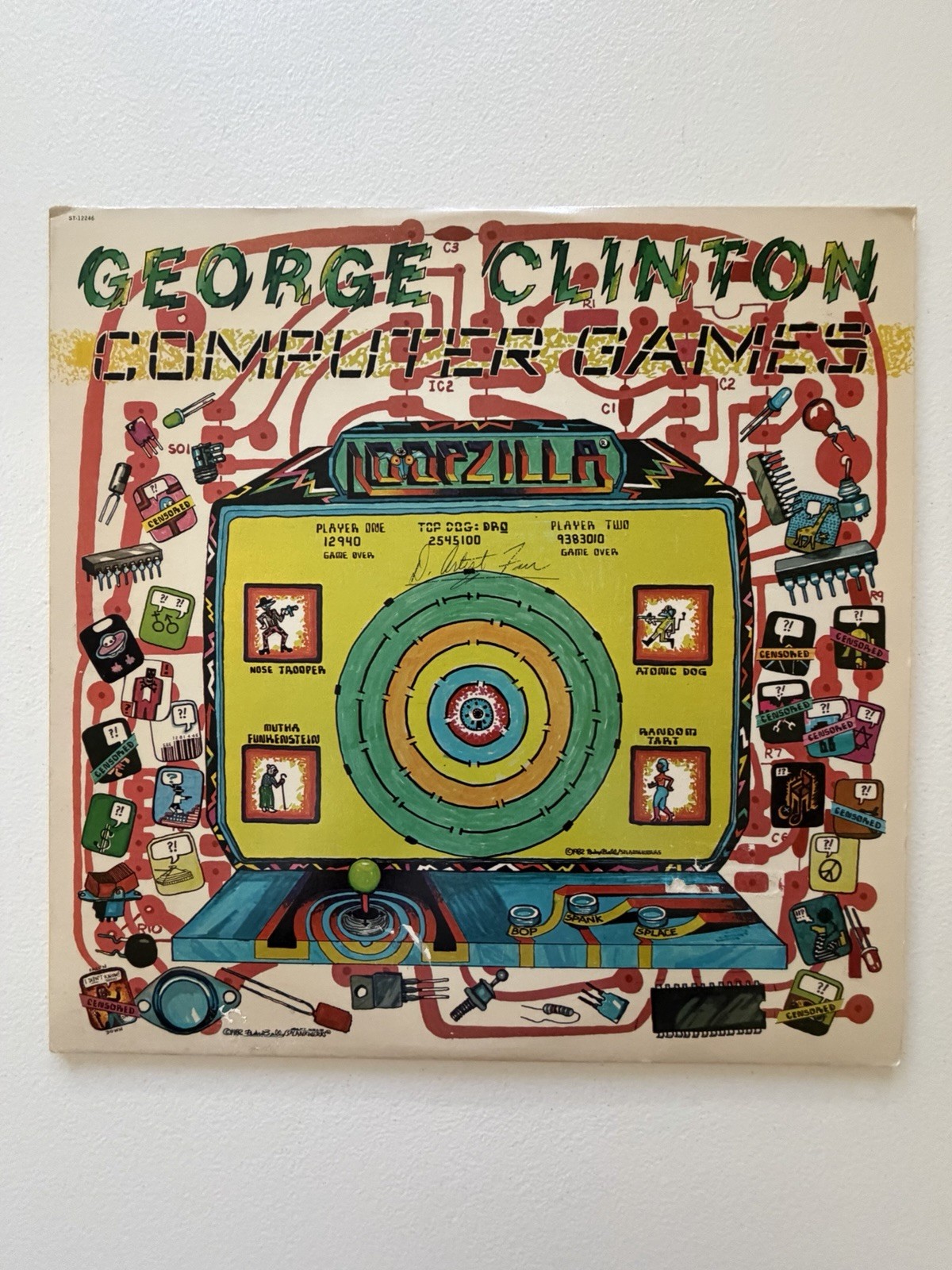 George Clinton Computer Games Vinyl Record LP 1982 US 1st Pressing Funk Soul