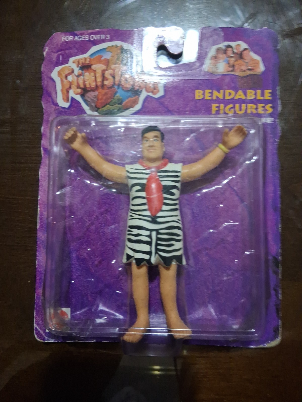 The Flintstones Movie Fred - Figura pieghevole - Vintage Mattel 1993 John Goodman