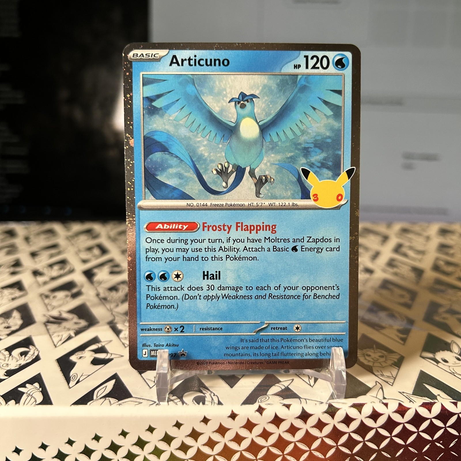 Articuno - 097 (30th Celebration) - ME: Mega Evolution Promo (MEP) - NM