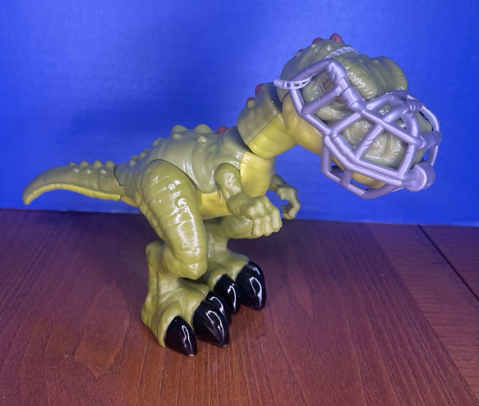 Jurassic World Tyrannosaurus Rex verde con museruola Jurassic Park Mattel 2020