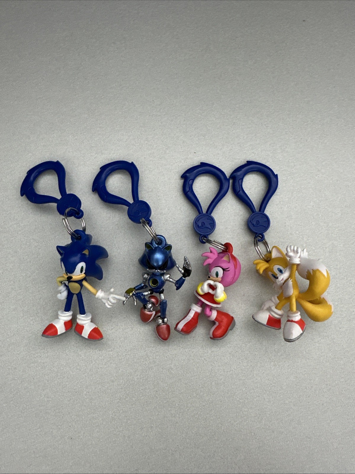 Lotto 2 ganci zaino Sonic the Hedgehog Mystery serie - Tails Metal Sonic Amy