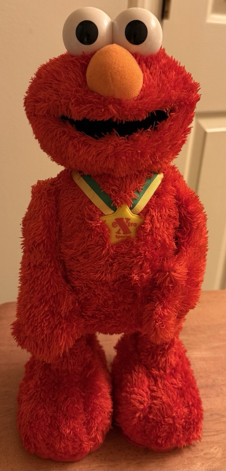 Fisher Price TMX Elmo Edizione Speciale Extra Tickle Me Elmo 2007 14"