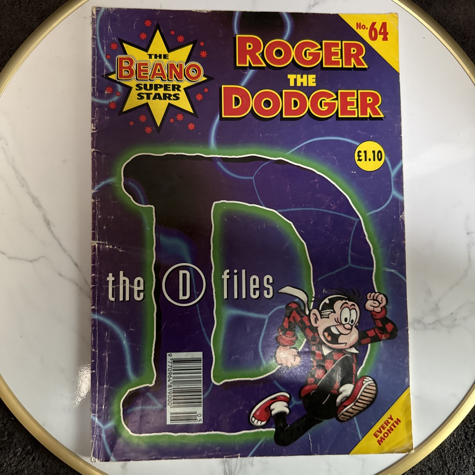 Beano Super Stars fumetto n. 64 Roger the Dodger The D Files 1997 Regno Unito DC Thomson