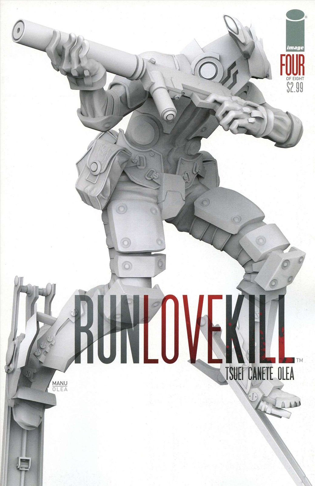 Run Love Kill #4 VF; Image | Last Issue - w/Bag+Board