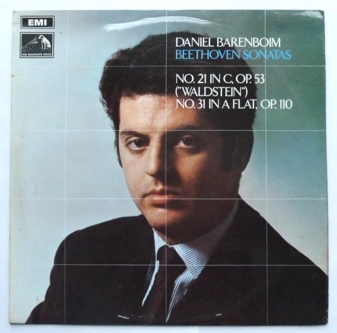 Daniel Barenboim Beethoven's Sonatas No 21 & 31 LP HMV HQS1181 EX/VG 1969 bla...