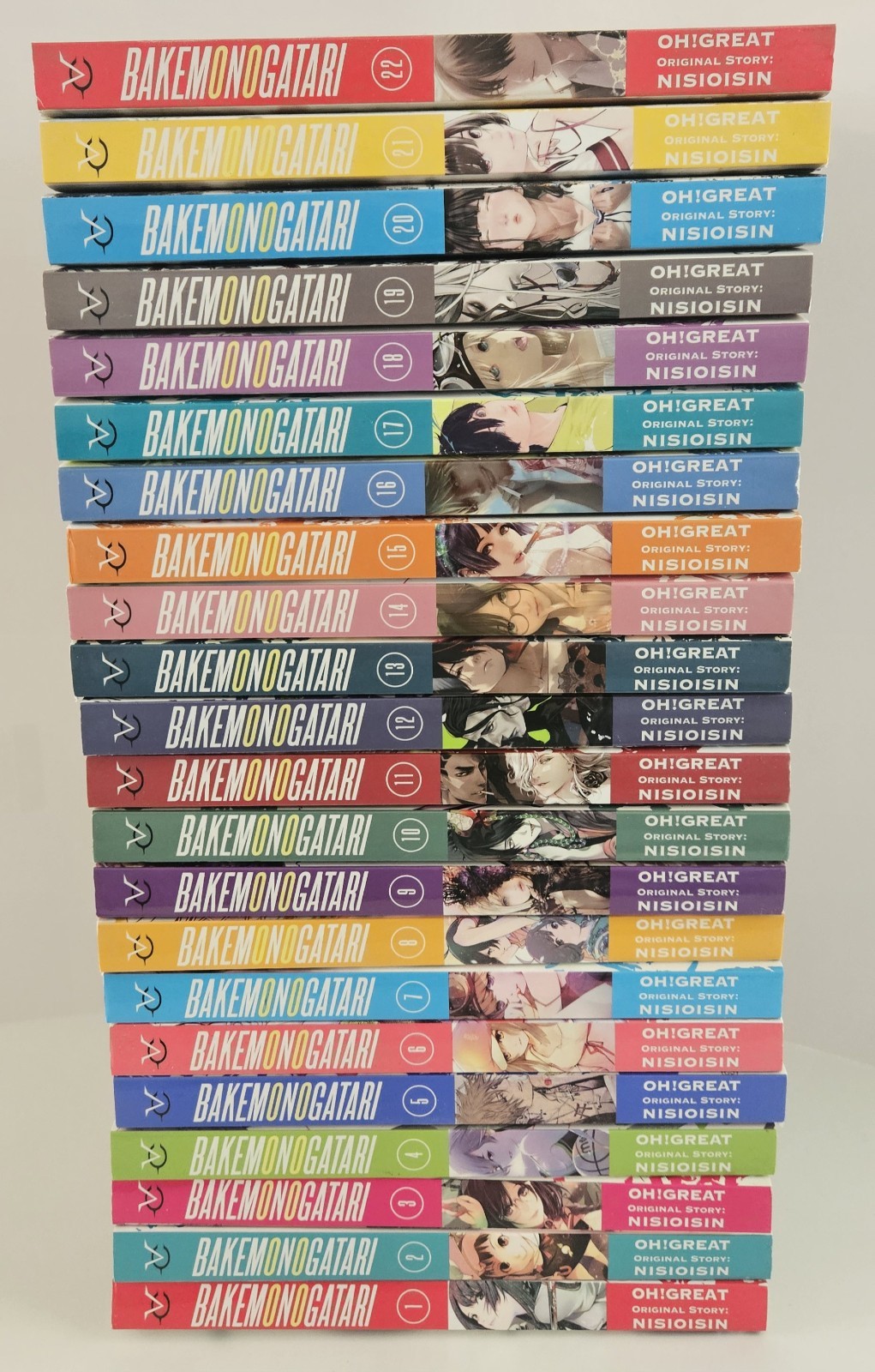 BAKEMONOGATARI MANGA ENGLISH VOL 1 - 22 COMPLETE SERIES OH GREAT VERTICAL COMICS