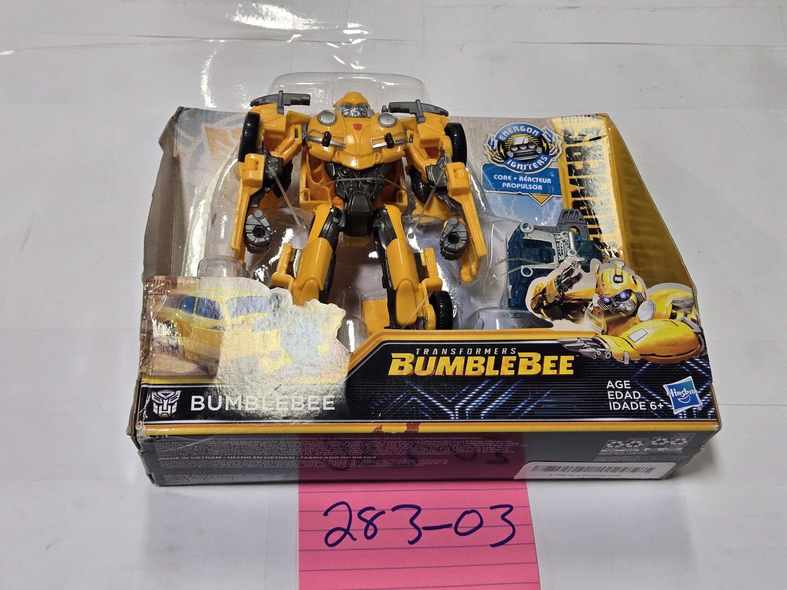 Transformers Bumblebee Energon Igniters Figura Hasbro Giocattolo in Scatola Giallo Nuovo