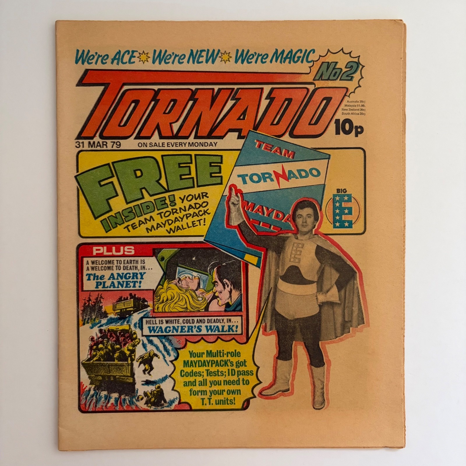Tornado Comic - Vintage UK Paper Comic IPC Magazines -  Issue 2 - 31 March 1979