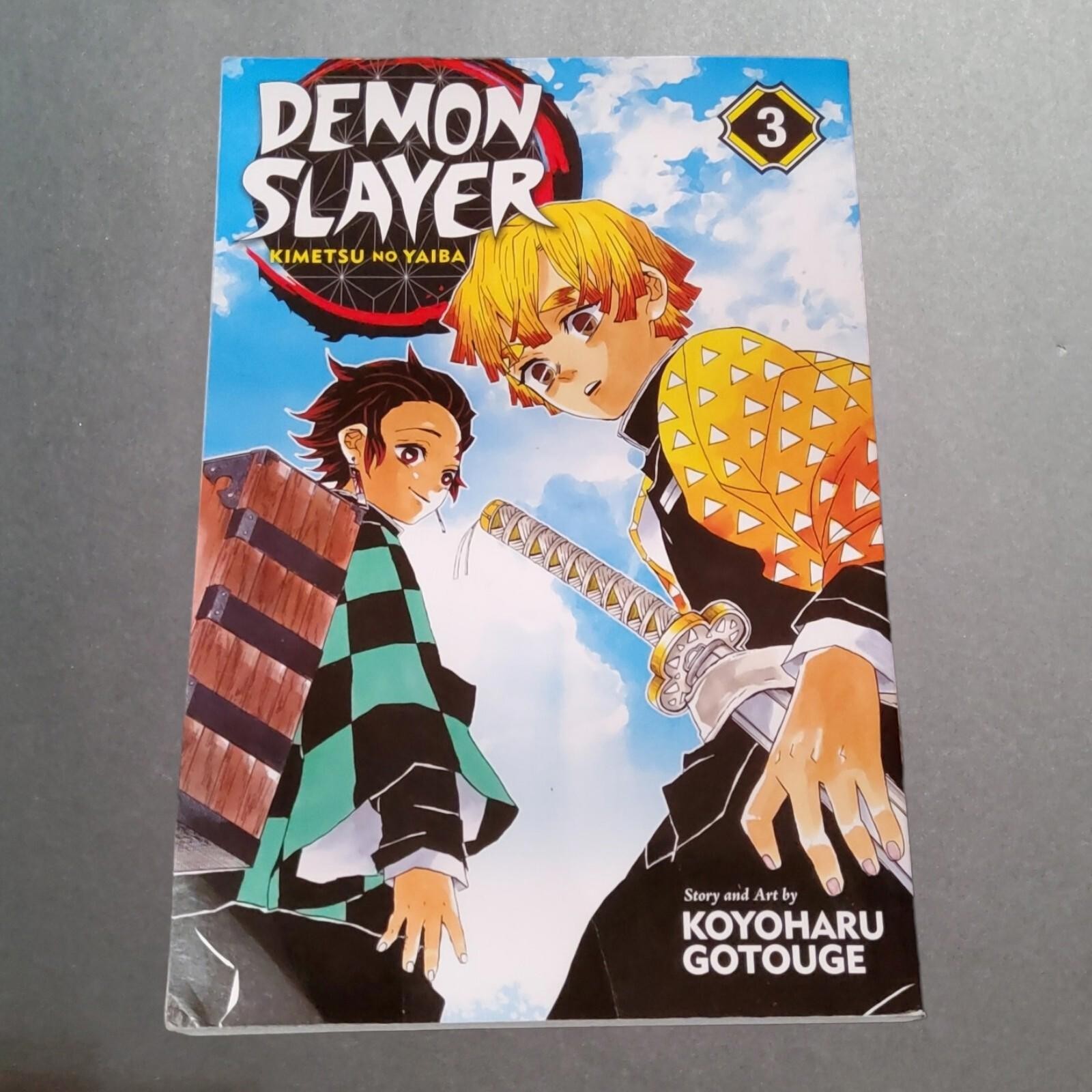 Demon Slayer Kimetsu No Yaiba Vol 3 Manga Inglese Koyoharu Gotouge Viz Media VG