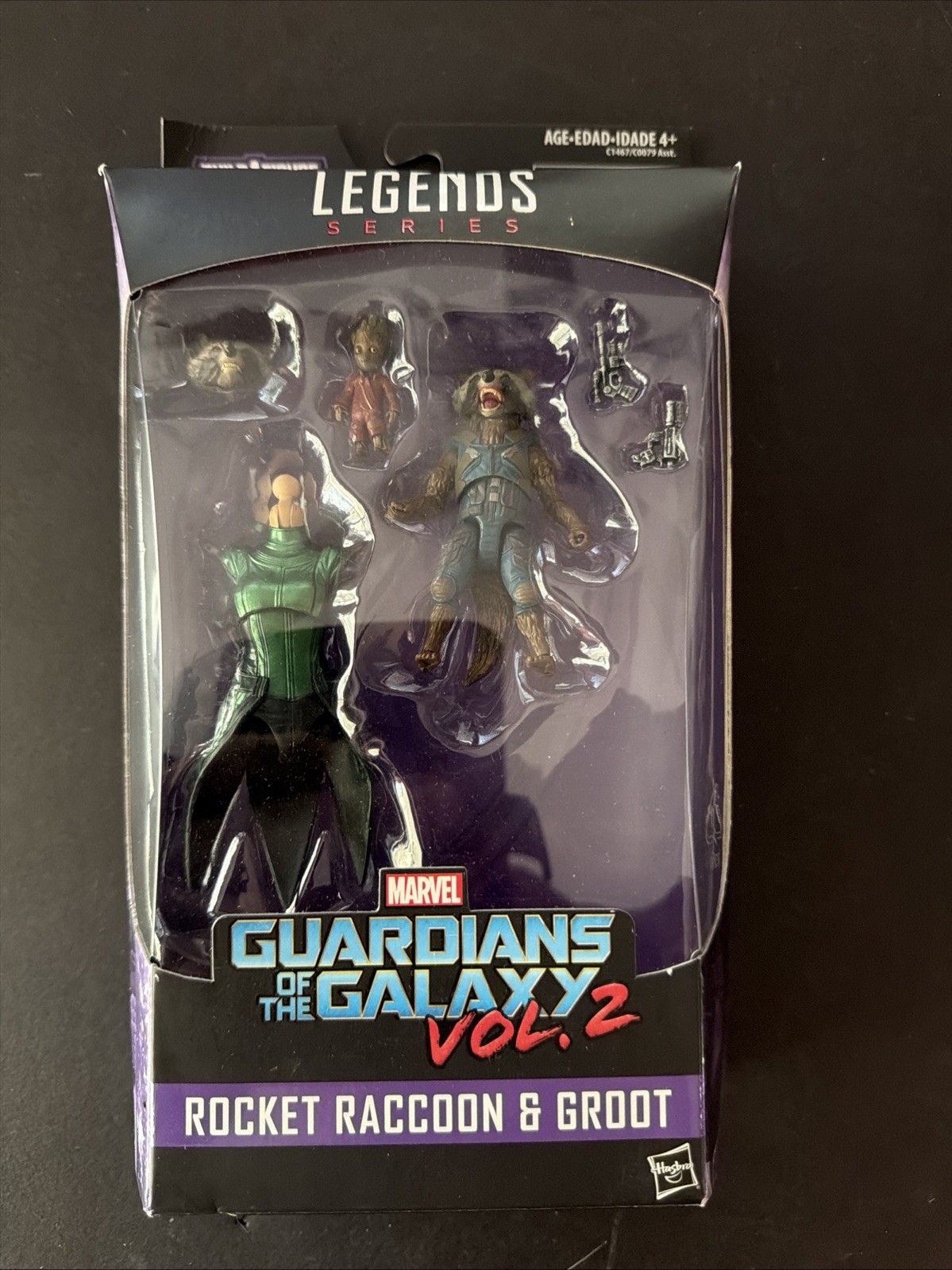 Marvel Legends Rocket Raccoon & Groot GOTG Vol.2 BAF Marvel's Mantis SEALED