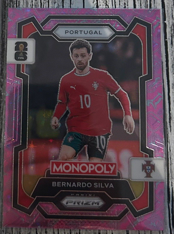 Bernardo Silva Panini Monopoly Pink