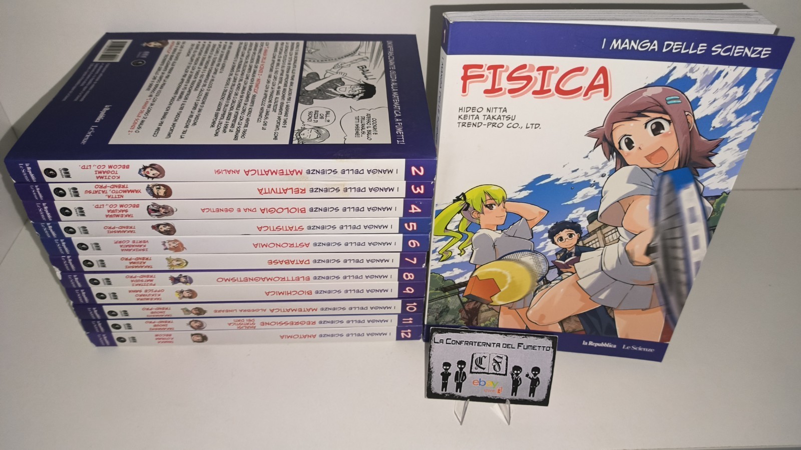 I MANGA DELLE SCIENZE SERIE COMPLETA 1/12 REPUBBLICA