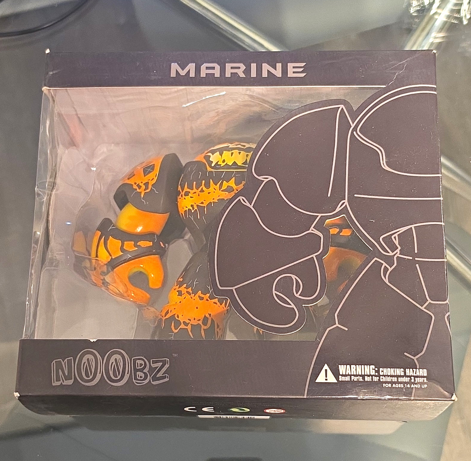 Modellino Blizzard Entertainment NOOBZ Marine in scatola nero/arancione età 14+