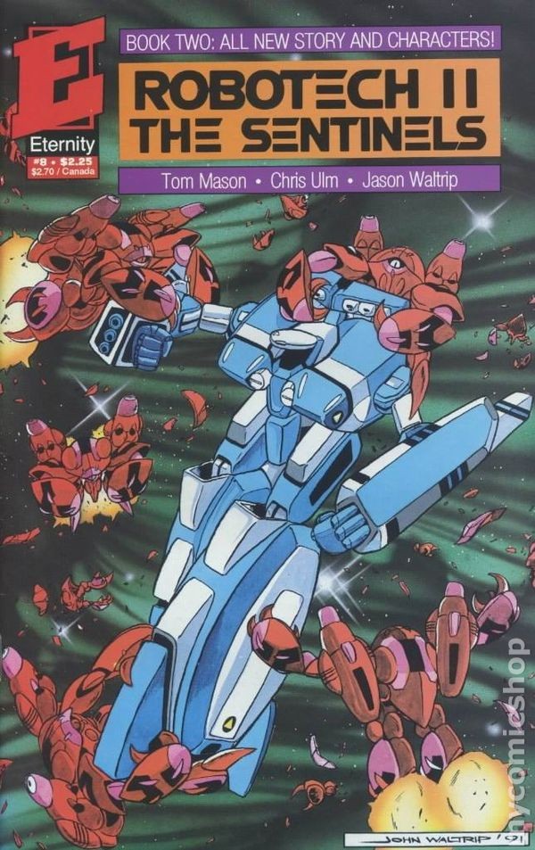 Robotech 2 Le Sentinelle Libro 2 #8 VG 1991 Immagine Stock Basso Grado