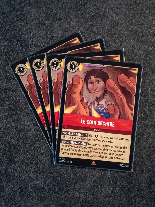 Lorcana - Hyperia City - 4x Le Coin Déchiré 133/204 - Rare - ID=3398