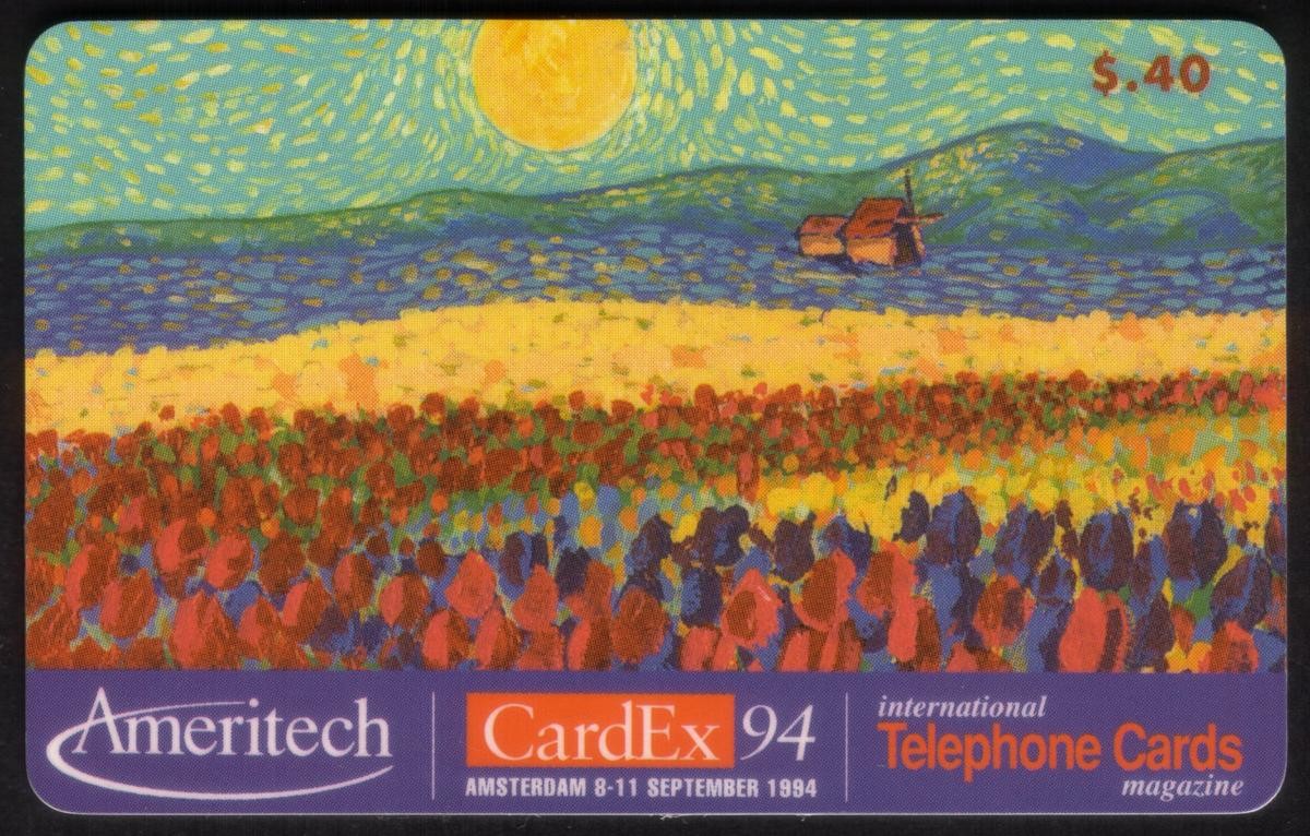 €0,40 CardEx '94 Esposizione (Amsterdam 9/94) SPECIMEN Carta Telefonica