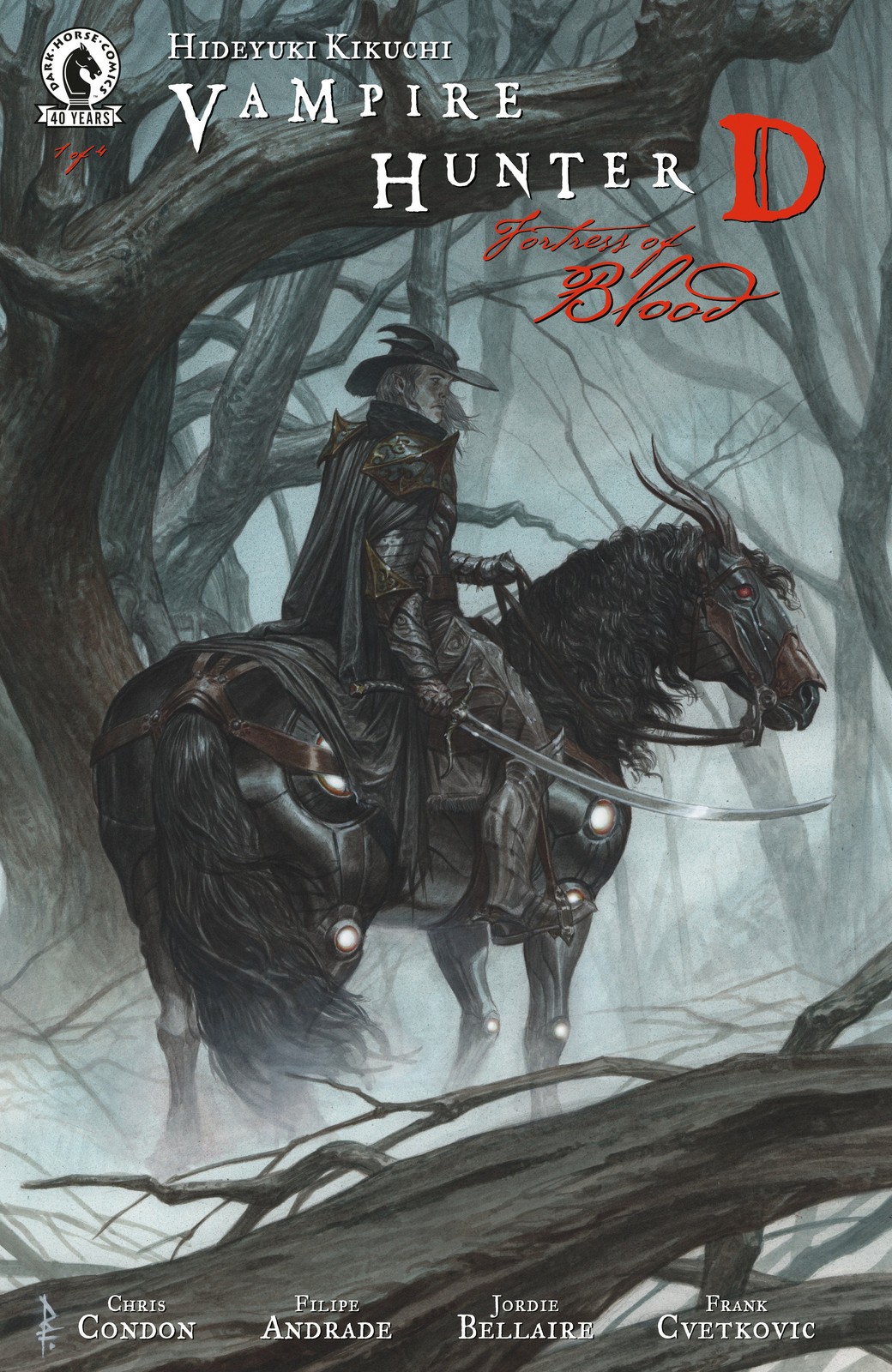 Vampire Hunter D: Fortress of Blood #1 Cover B variante Riccardo Federici