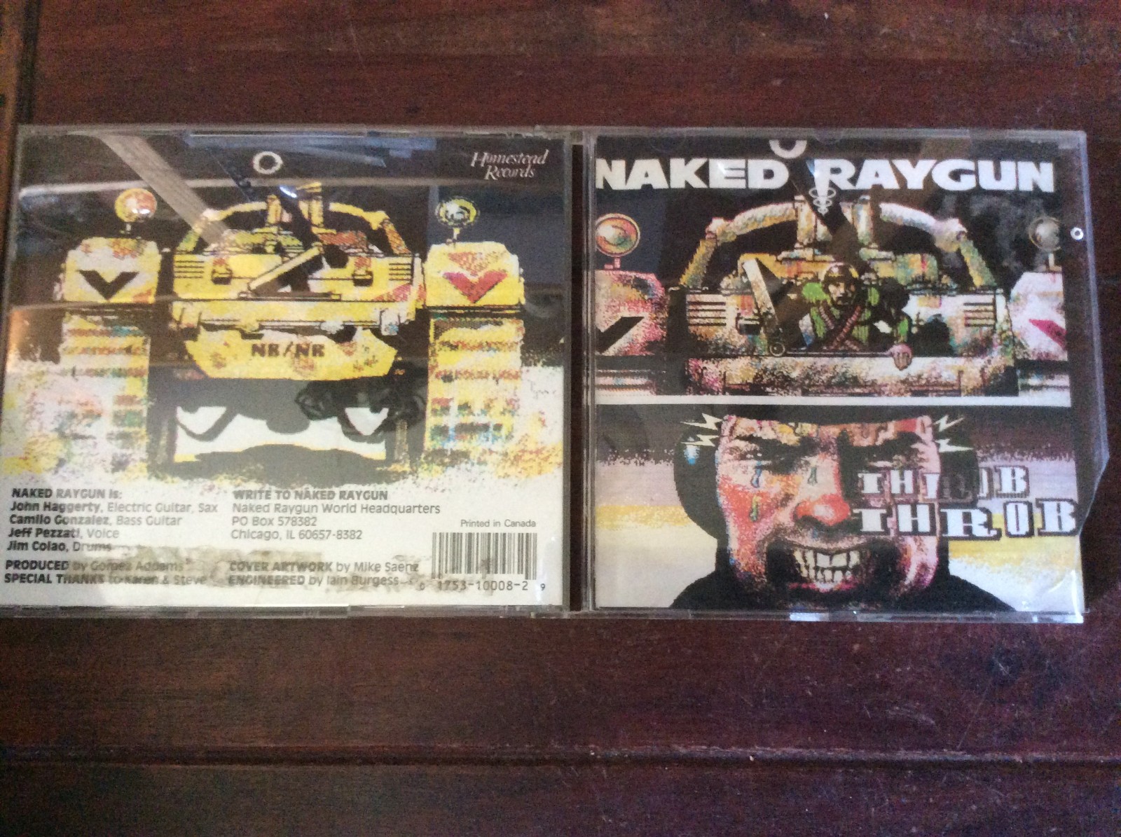 Naked Raygun – Throb Throb  [CD Album]